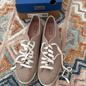 Keds Triple Kick Chambray Taupe Sneaker